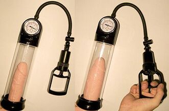 Agrandamiento del pene de 3 a 4 cm de longitud en 1 día usando una bomba de vacío